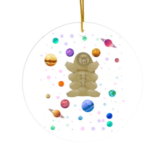 Tardigrade Space! Nerd, Geek Microbiology Science Ceramic Ornaments