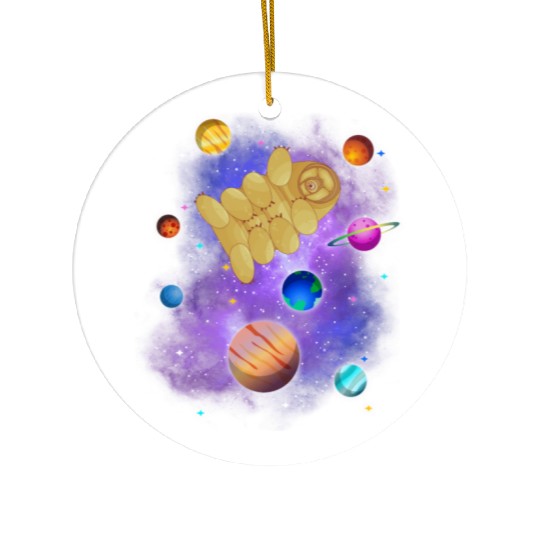 Tardigrade Space! Nerd, Geek Microbiology Science Ceramic Ornaments