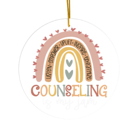 Back to School Counselor Ceramic Ornaments Counseling