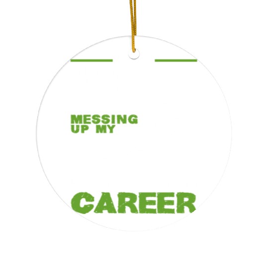 Landscaper Gardener Lawn Mowing Career Ceramic Ornaments