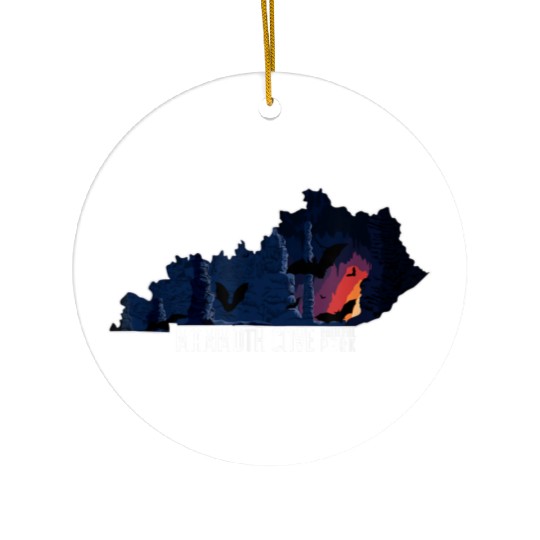 Mammoth National Kentucky Souvenir Ceramic Ornaments