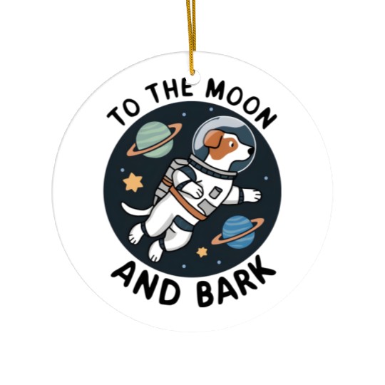 Moon And Bark Ceramic Ornaments