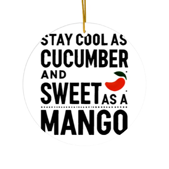 mango Ceramic Ornaments