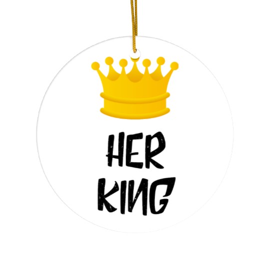 Her King Ceramic Ornaments