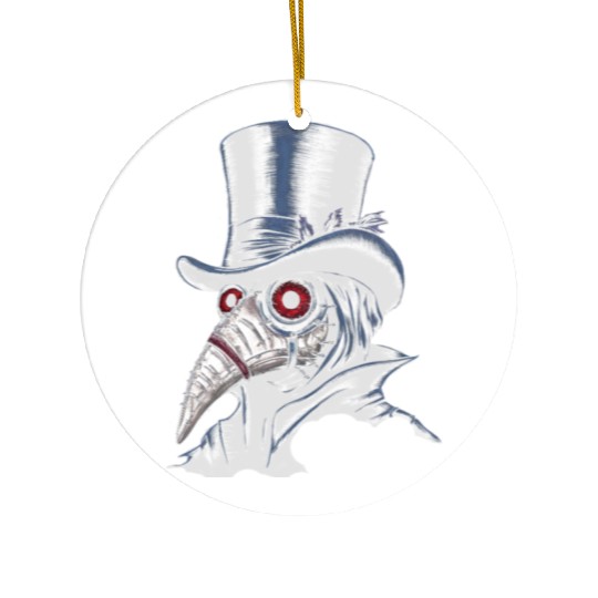 Plague Doctor Ceramic Ornaments