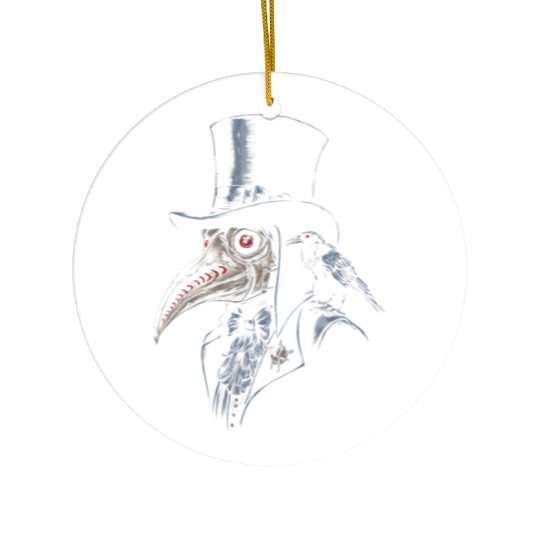 Plague Doctor Ceramic Ornaments