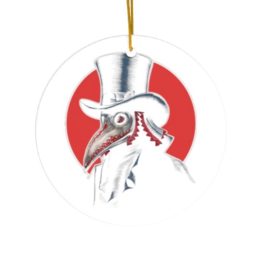Plague Doctor Ceramic Ornaments