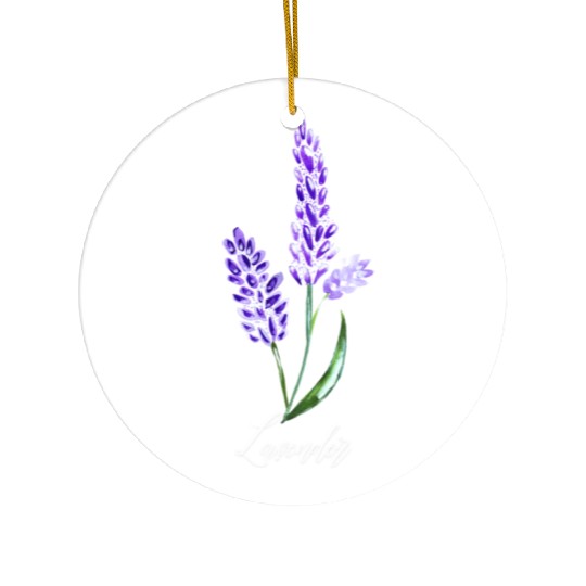 Lavender Flowers, Keen Gardner, Flower lover Ceramic Ornaments