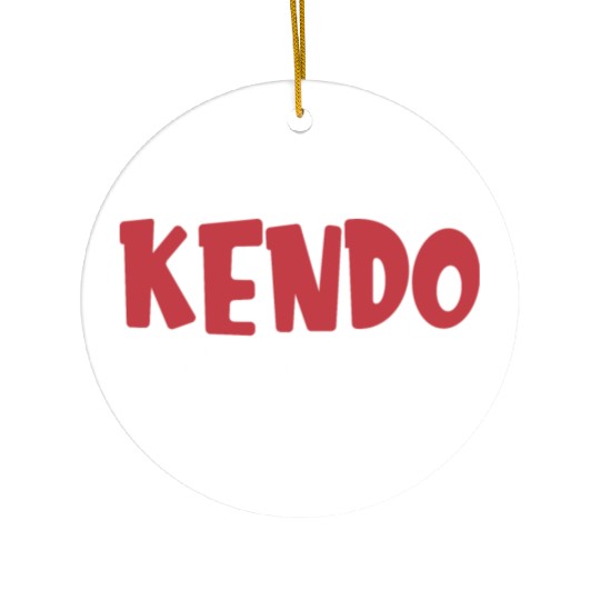 Kendo Keeps Me Sane Sparring Ninjutsu Fencing Ceramic Ornaments