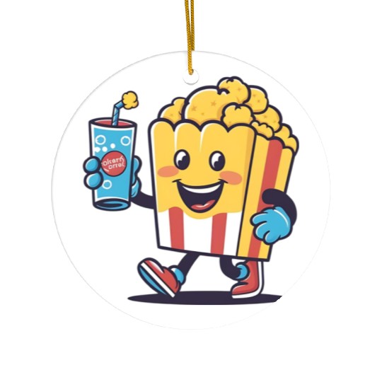 Popcorn and Soda: Moments of Joy Ceramic Ornaments