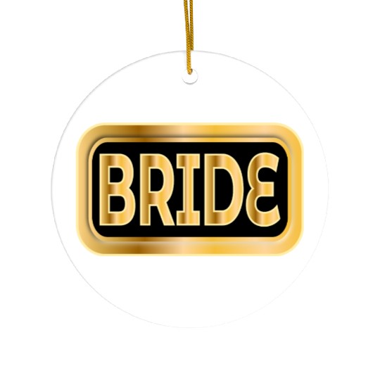 BRIDE GIFTS WEDDING ENGAGEMENT Ceramic Ornaments