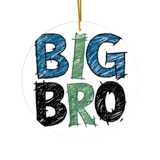 Big Bro Big Brother Ceramic Ornaments