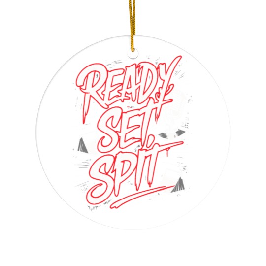 Rap Battles Freestyle Rap Competition Battle Rap Ceramic Ornaments