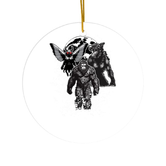 National Cryptid Society Cryptid Monsters Ceramic Ornaments