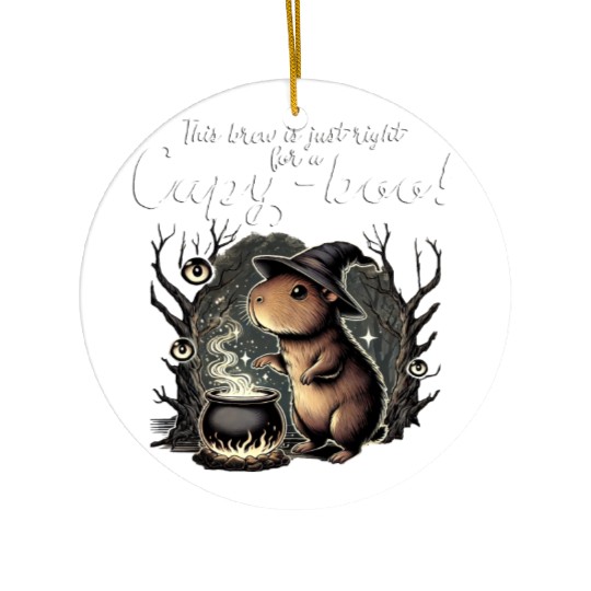 Capy-boo Witch Capybara Ceramic Ornaments – Brew the Perfect