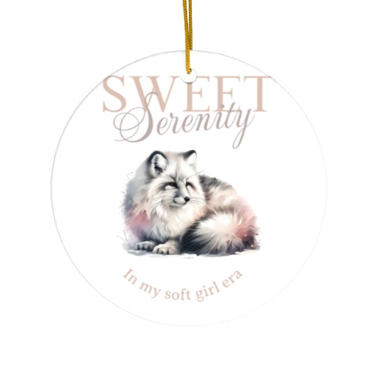 In My Soft Girl Era Ceramic Ornaments