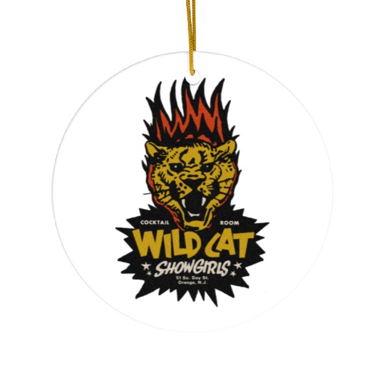 Vintage New Jersey Showgirl Dive Bar Ceramic Ornaments