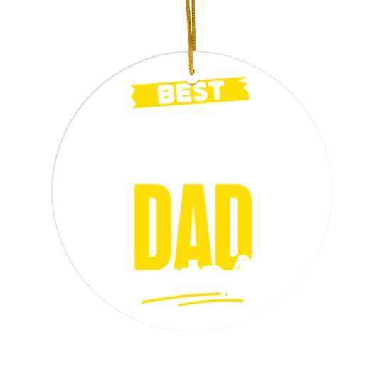 School Counselor Dad Best School Ceramic Ornaments