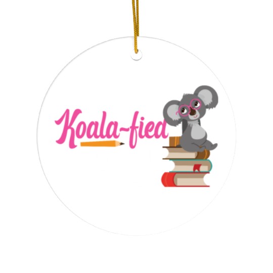 School Counselor Koala Koala-Fied Ceramic Ornaments