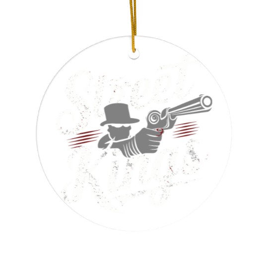 Mobster Gangster Mafia Organized Crime Boss Ceramic Ornaments