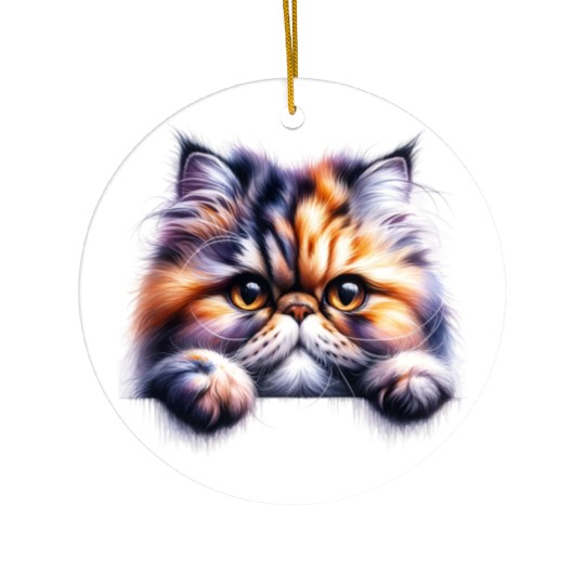 Persian cat Ceramic Ornaments