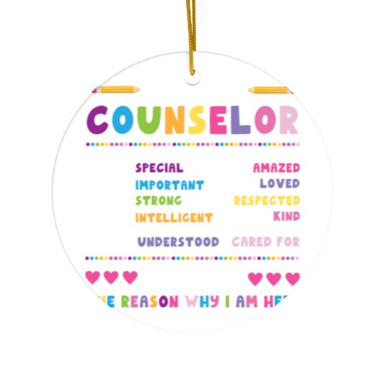 School Counselor School Counselor Ceramic Ornaments