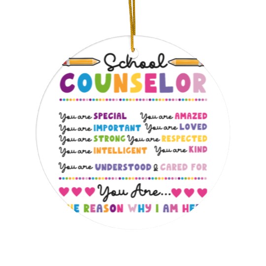 School Counselor School Counselor Ceramic Ornaments
