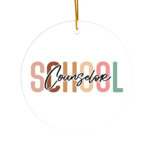 School Counselor School Counselor Ceramic Ornaments