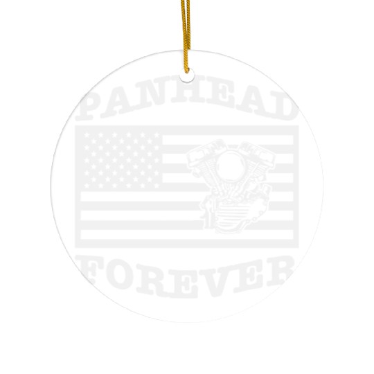 Panhead Forever Flag LIKE US ON FACEBOOK # Ceramic Ornaments