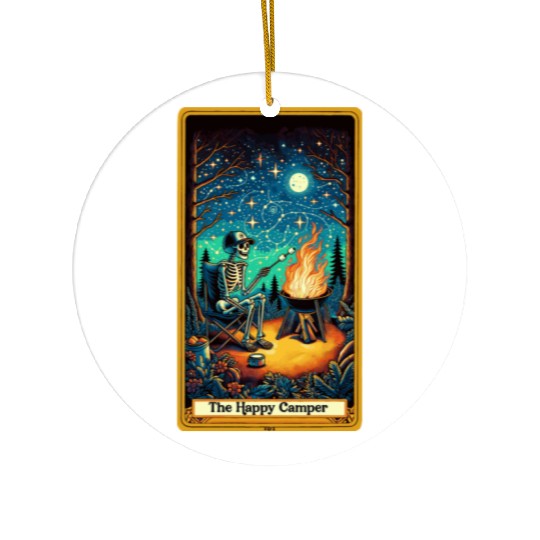 The Happy Camper Tarot Ceramic Ornaments