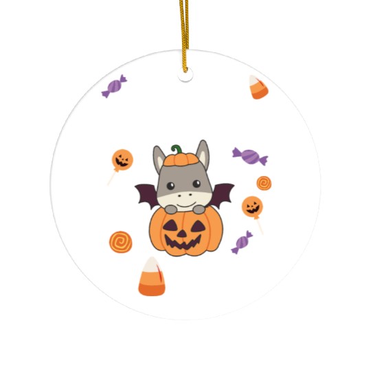 Donkey Halloween Trade Sister For Candy Ceramic Ornaments