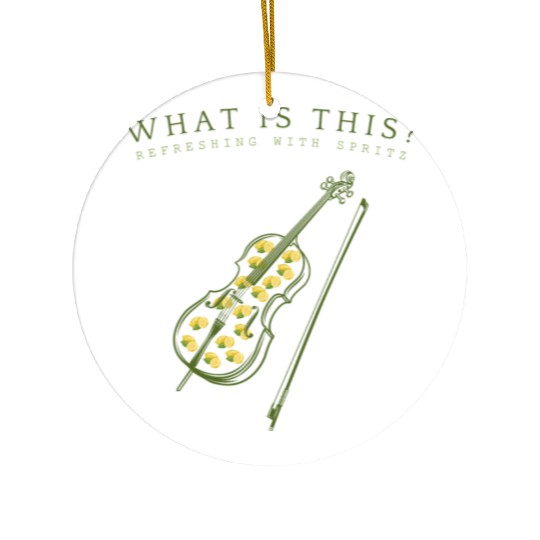 LimonCello Funny Summer Cocktail Design Ceramic Ornaments