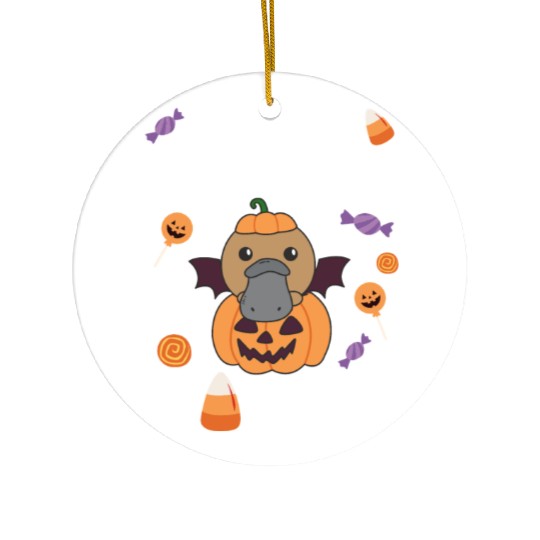 Platypus Halloween Trade Brother For Candy Ceramic Ornaments