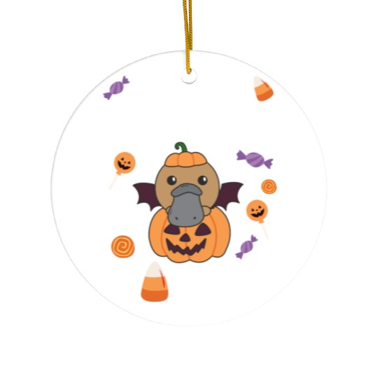 Platypus Halloween Trade Sister For Candy Ceramic Ornaments