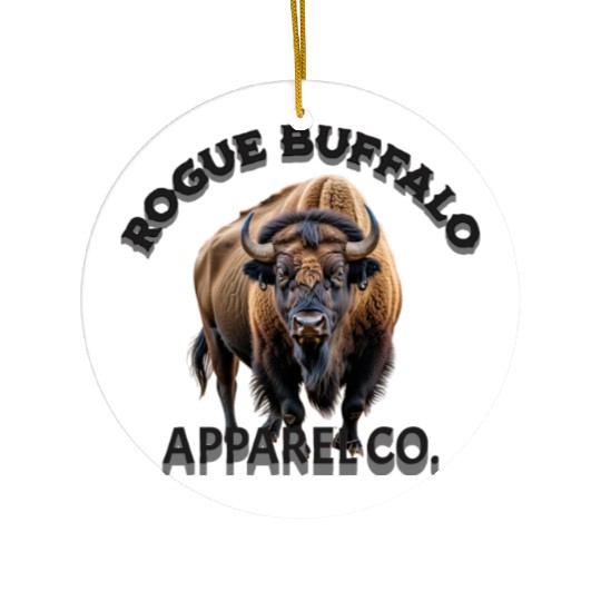 ROGUE BUFFALO -BUFFALO Ceramic Ornaments