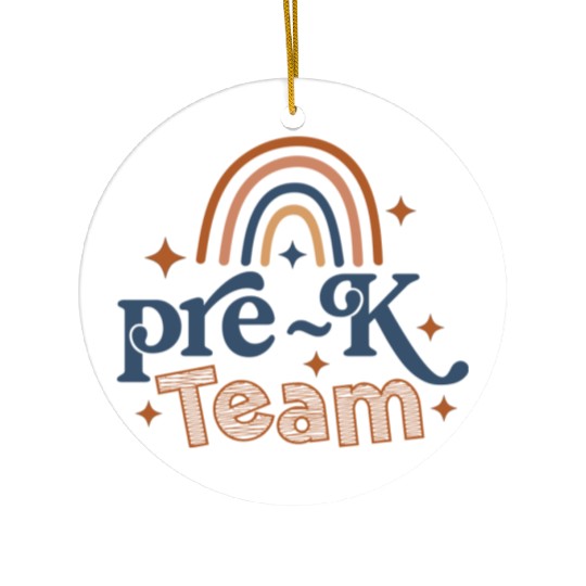 Pre-K Team - Preschool Teacher Ceramic Ornaments