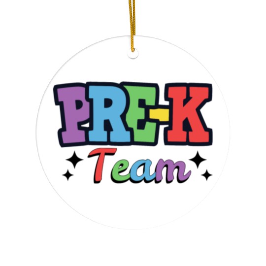 Pre-K Team - Preschool Teacher Ceramic Ornaments