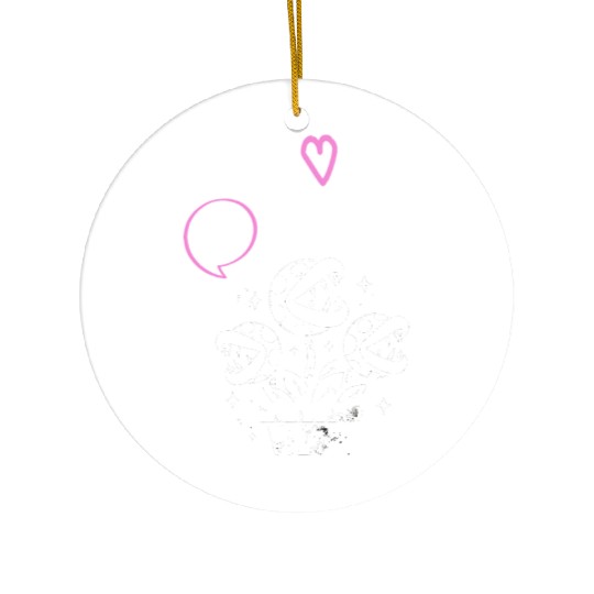 I Love My Plants – Cute Venus Flytrap Plant Lover Ceramic Ornaments