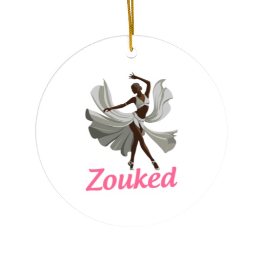 Zouk Dance Festival Design for Zouk Dancer Ceramic Ornaments