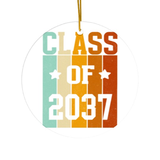 CLASS OF 2037 BACK TO SKHOOL. Ceramic Ornaments