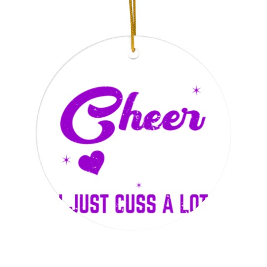 A Good Cheer Mom Cheerleading Mommy Mother's Day Ceramic Ornaments