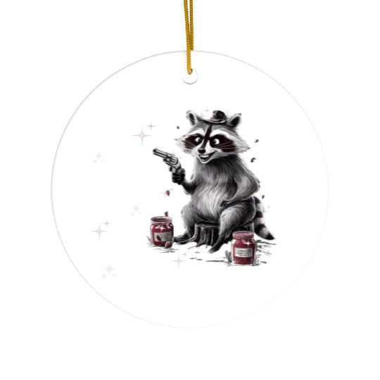 Strawberry Jams But My Bullet Don't Ceramic Ornaments