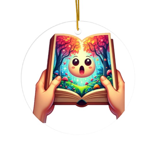 you turned the page Ceramic Ornaments