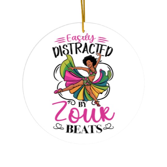 Zouk Dance Festival Design for Zouk Dancer Ceramic Ornaments