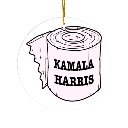 Kamala Harris Toilet Paper LIKE US ON FACEBOOK # Ceramic Ornaments