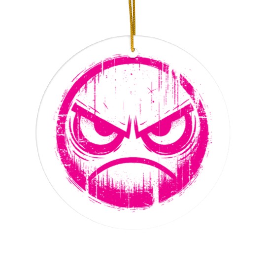Psycho Emotion Pink Ceramic Ornaments