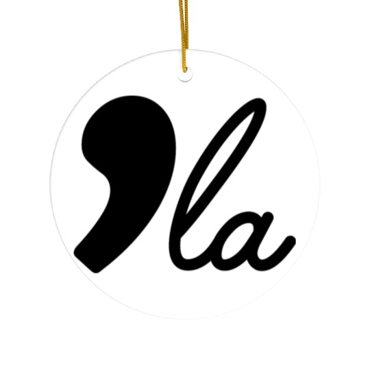 Comma La Kamala Harris Election 2024 Ceramic Ornaments