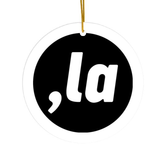 Kamala Harris Comma La Election 2024 Ceramic Ornaments