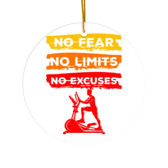 Training Cardio Health Lifestyle Ceramic Ornaments