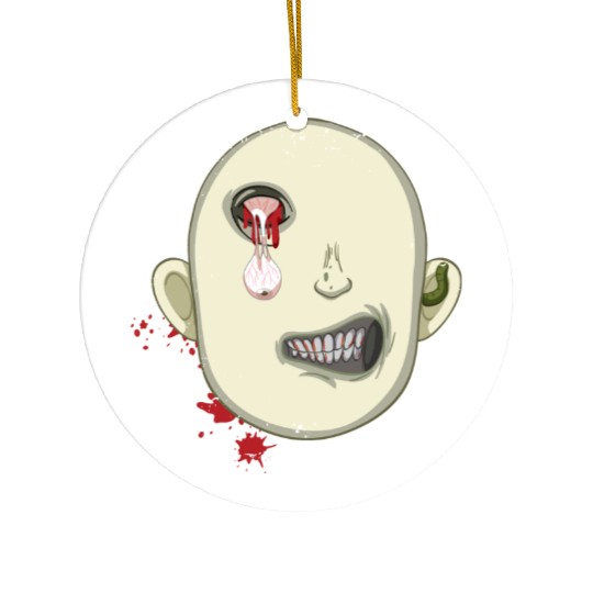 Mask Fearless Ceramic Ornaments